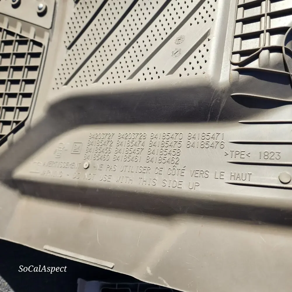 2015 -2020 OEM GM YUKON floor liner tan mats Front Rear Middle Back